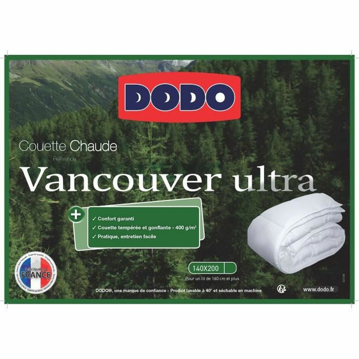 Nordijsko polnilo DODO  Vancouver 140 x 200 cm